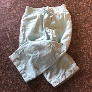 Turquoise toddler pants
